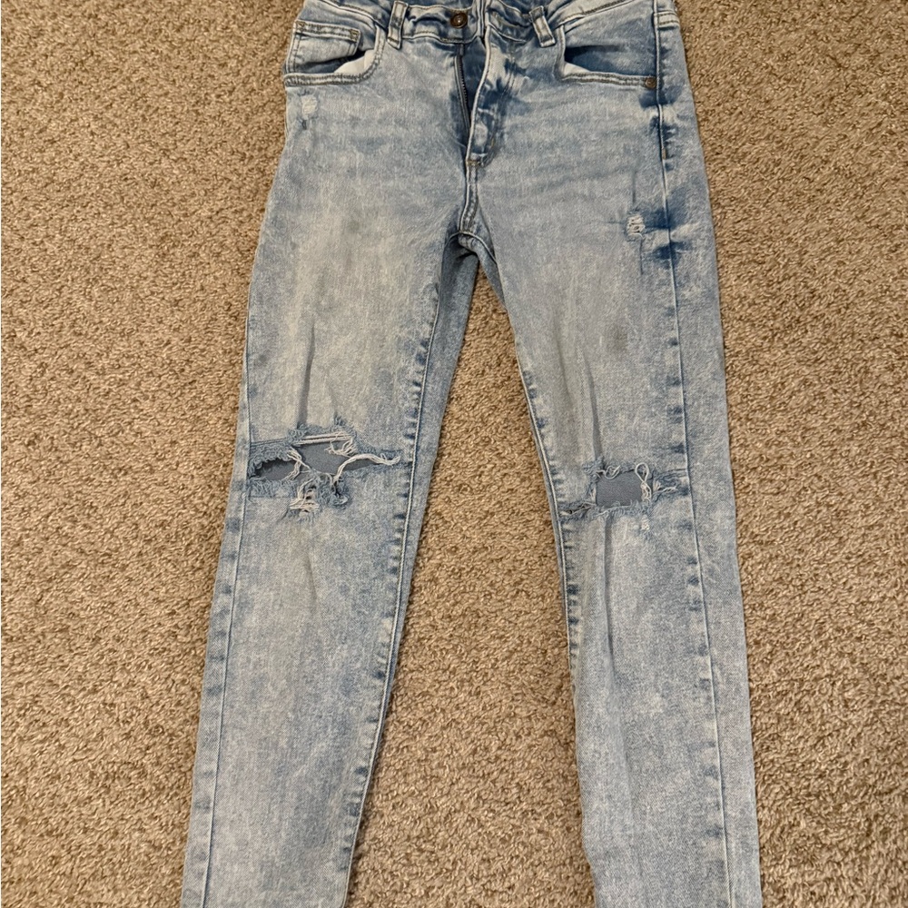 Art Class Distressed Light Blue Jeans